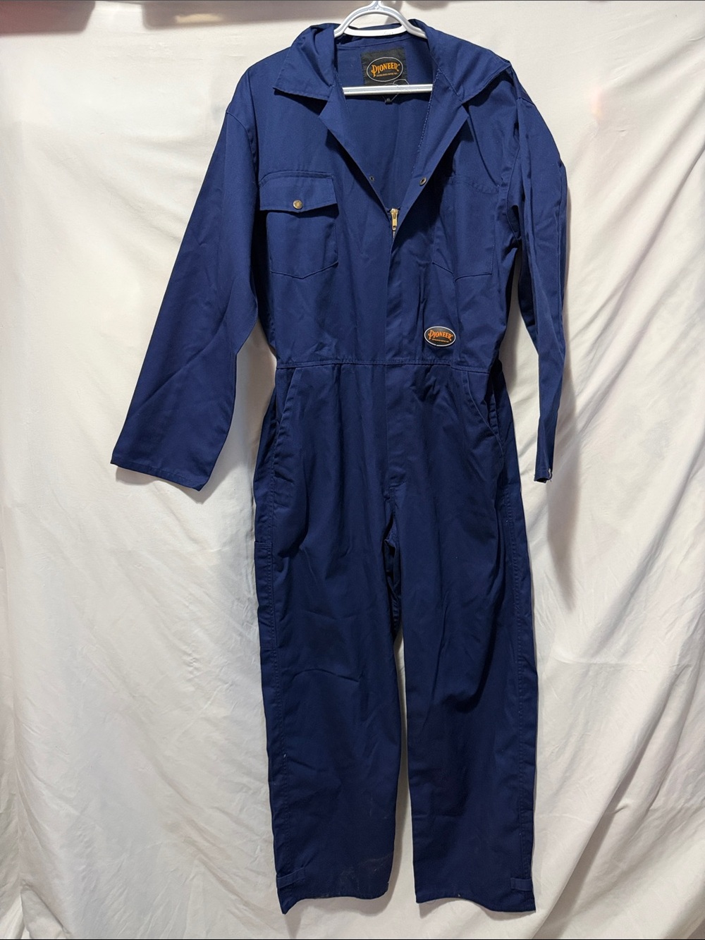 PIONEER Navy Blue Men's Long Sleeve Work Bodysuit Coverall